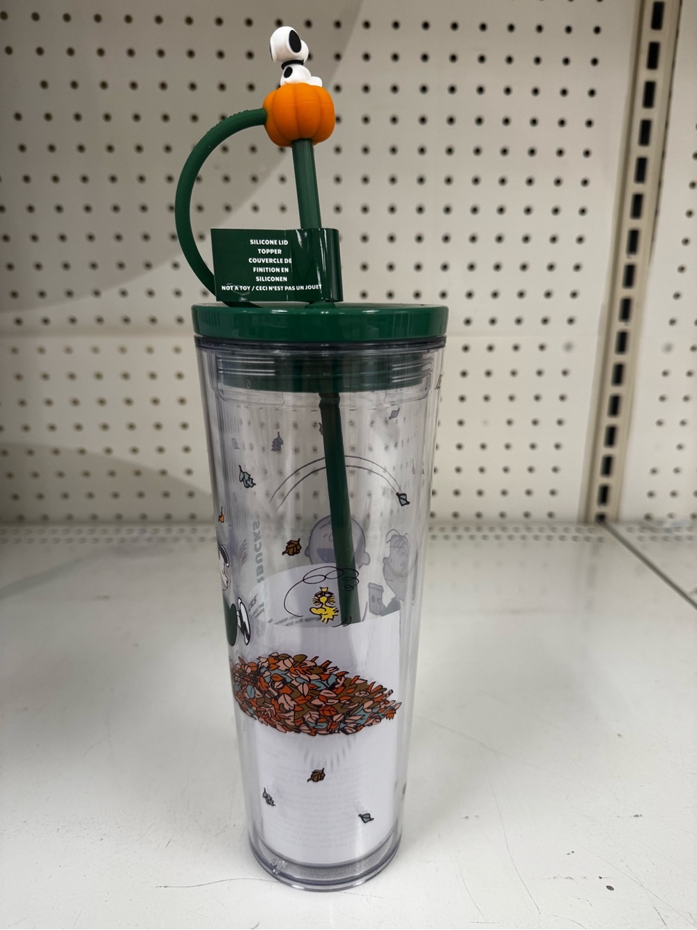 Starbucks x Peanuts plastic venti tumbler